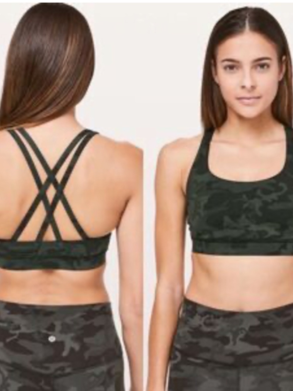 Lululemon Camo Energy Bra